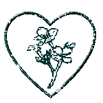 Gif animé coeur noir et blanc